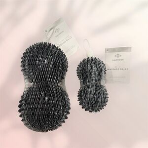 Halfmoon Black Massage Ball Duo